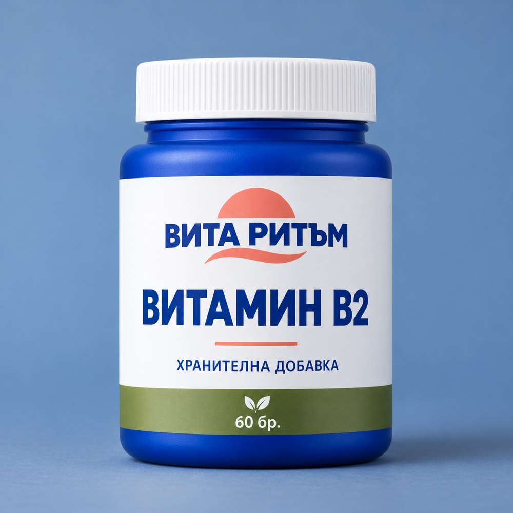 ВИТА РИТЪМ Витамин B2 — опаковка от 60 бр.
