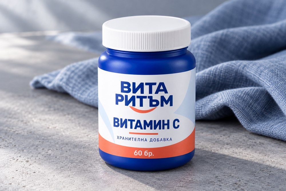 ВИТА РИТЪМ Витамин C, втори ракурс на същата опаковка